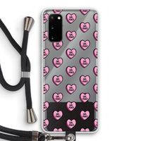 GIRL POWER: Samsung Galaxy S20 Transparant Hoesje met koord