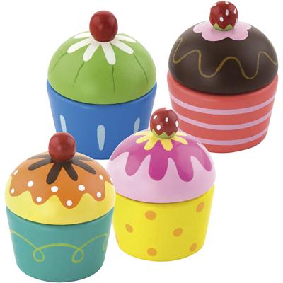 VIGA cupcakes, afm 4x5,5 cm, 4 onderdelen/ 1 doos