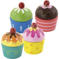 VIGA cupcakes, afm 4x5,5 cm, 4 onderdelen/ 1 doos