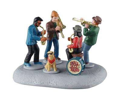 Kerstdorpminiatuur Small Jazz Band 11x12x10 cm - Lemax