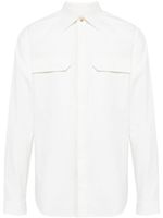 Rick Owens chemise en coton à manches longues - Blanc