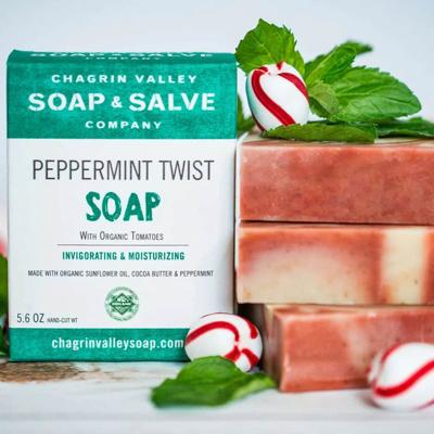 Chagrin Valley Peppermint Twist Soap Chagrin Valley Peppermint Twist Soap