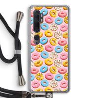 Pink donuts: Xiaomi Mi Note 10 Transparant Hoesje met koord