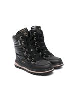 Geox Kids bottines en cuir à lacets 35 mm - Noir