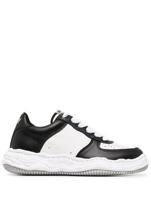 Maison MIHARA YASUHIRO baskets Wayne bicolores en cuir - Blanc