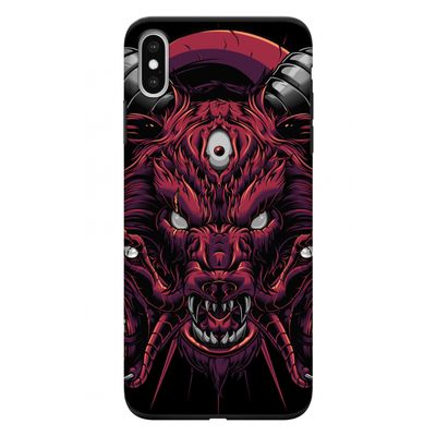 Hell Hound and Serpents: iPhone XS Max Tough Case