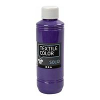 Creativ Company Textile color dekkende textielverf - paars, 250ml