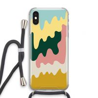 Baar B: iPhone XS Transparant Hoesje met koord