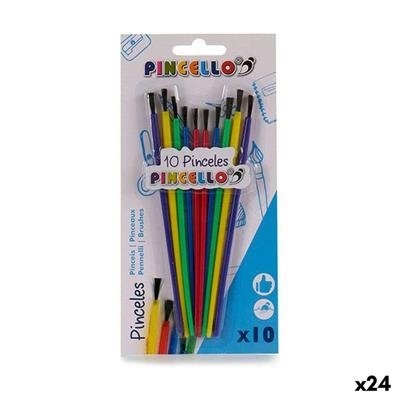 Penselen Pincello Multicolour Set (24 Stuks)