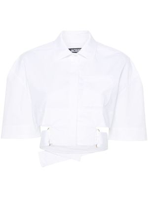 Jacquemus chemise La Chemise Courte Bari - Blanc