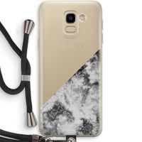 Onweer: Samsung Galaxy J6 (2018) Transparant Hoesje met koord