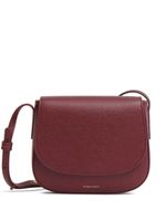 Mansur Gavriel mini sac à bandoulière Flap en cuir - Rouge