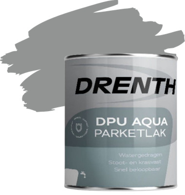 Drenth DPU Aqua Parketlak Matt - 561 Lichtgrijs Drenth DPU Aqua Parketlak Matt - 561 Lichtgrijs
