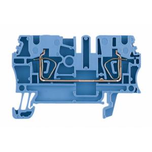 Weidmüller 1608520000-100 Doorgangsserieklem Spanveer Blauw 100 stuk(s)