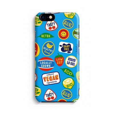 Fruitsticker: Volledig Geprint iPhone 7 Hoesje