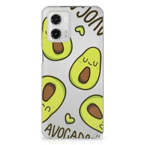Motorola Moto G73 Telefoonhoesje met Naam Avocado Singing