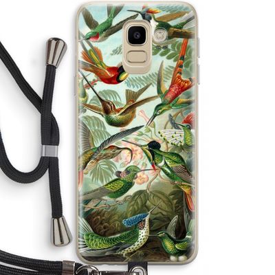 Haeckel Trochilidae: Samsung Galaxy J6 (2018) Transparant Hoesje met koord