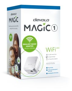 Devolo Magic 1 WiFi mini Powerline WiFi uitbreidingsadapter 8559 EU Powerline, WiFi 1200 MBit/s