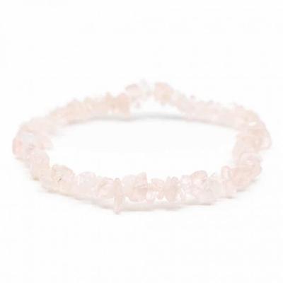 Armband Rozenkwarts Chips - Sieraden - Spiritueelboek.nl