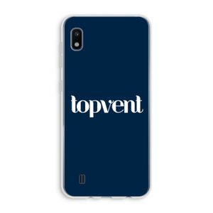 Topvent Navy: Samsung Galaxy A10 Transparant Hoesje