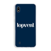 Topvent Navy: Samsung Galaxy A10 Transparant Hoesje