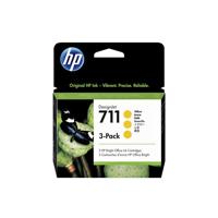 Inktcartridge hp cz136a 711 geel