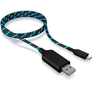 IB-CB023EL USB-A naar Micro-USB-B elektroluminescente kabel Kabel