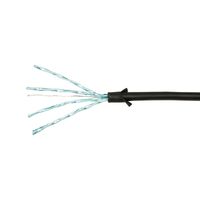 LogiLink CQ9073S RJ45 Netwerkkabel, patchkabel CAT 6A U/FTP 5.00 m Zwart Extreem dun, Vlambestendig, Flexibel, Folie afscherming, Halogeenvrij, Snagless, - thumbnail