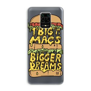 Big Macs Bigger Dreams: Xiaomi Redmi Note 9 Pro Transparant Hoesje
