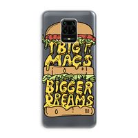 Big Macs Bigger Dreams: Xiaomi Redmi Note 9 Pro Transparant Hoesje