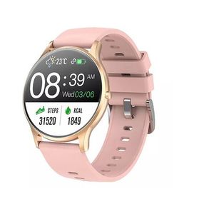 Smartwatch met hartslagmeter (roze)