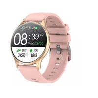 Smartwatch met hartslagmeter (roze) - thumbnail