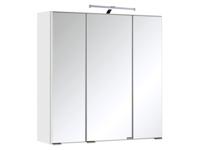 HELD Badkamer spiegelkast Bologna 3D (LED opbouwlamp, Wit, Breite: 60 cm)