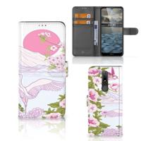 Nokia 2.4 | Telefoonhoesje | Met pasjeshouder | Bird Standing