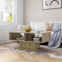 Salontafel 103,5x50x44,5 cm bewerkt hout sonoma eikenkleurig - thumbnail