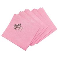 Microvezeldoeken Vileda Pro rood 5 stuks