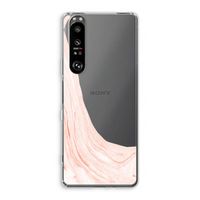 Peach bath: Sony Xperia 1 III Transparant Hoesje