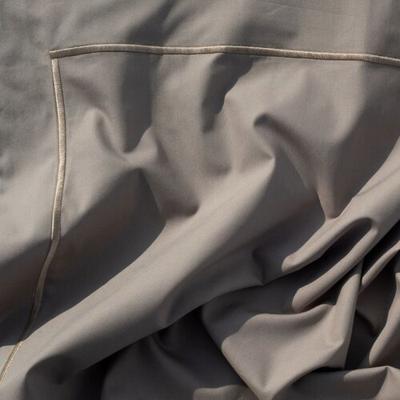 Dommelin Dommelin Dekbedovertrek Cortina Percal 200TC Taupe-Taupe 140x200/220 cm