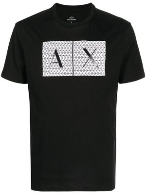 Armani Exchange t-shirt à logo imprimé - Noir