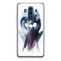 Yin Yang Dragons: Huawei Mate 10 Pro Transparant Hoesje