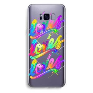 Loves: Samsung Galaxy S8 Plus Transparant Hoesje