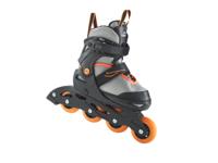 CRIVIT Kinder skeelers maat 37-41 (grijs/oranje)