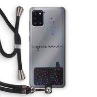 Sterren: Samsung Galaxy A31 Transparant Hoesje met koord