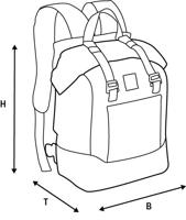 OXFORD rugzak "atlas b advanced" atlas b-20 advanced backp. grey/blac