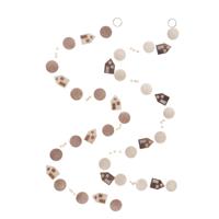 Boltze Home Capiz guirlande huisjes l180cm