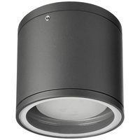 Deko Light 730408 Mob Round I Plafondopbouwarmatuur LED, Halogeen GX53 9 W Antraciet