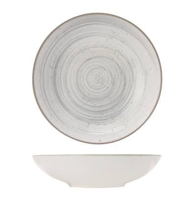 Cosy & Trendy Diepe Borden Sintra Dusty Blue ø 21 cm - 4 Stuks