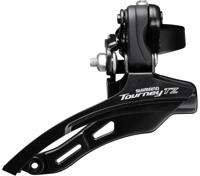Shimano voorderailleur 6/7-speed tourney tz fd-tz500 down swing/top pull hoge klem ø28,6 mm 42t