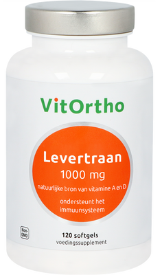 VitOrtho Levertraan 1000 mg Softgels