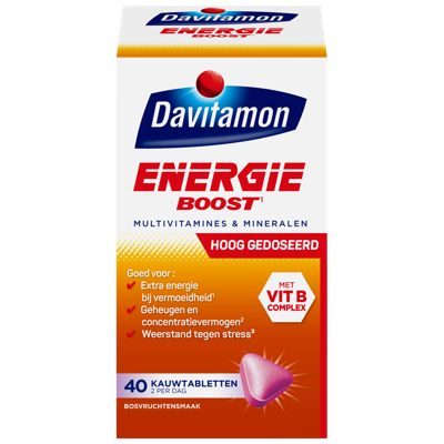 Davitamon Energie Boost Kauwtabletten